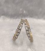 Mannat raj pearls and jewellers american diamond hyderabadi charming bangles