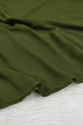 Ana light weight breathable soft georgette army green hijab