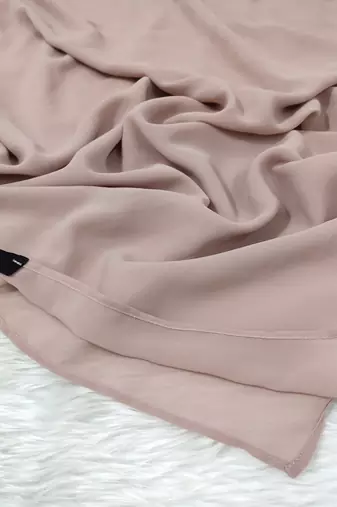 Ana light weight breathable soft georgette dusty pink hijab
