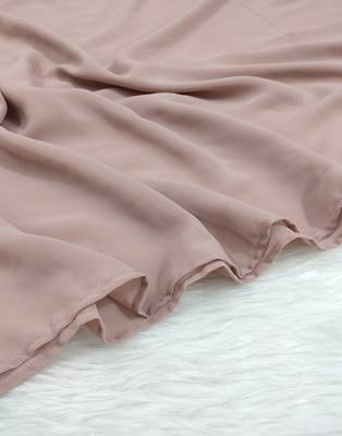 Ana light weight breathable soft georgette dusty pink hijab 3