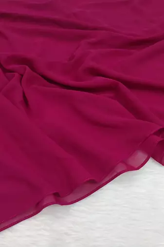 Ana light weight breathable soft georgette fuchsia pink hijab