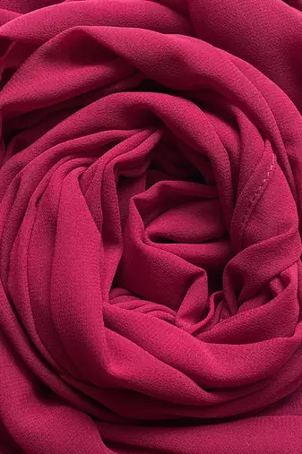 Ana light weight breathable soft georgette fuchsia pink hijab