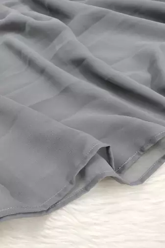 Ana light weight breathable soft georgette grey hijab