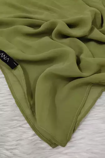 Ana light weight breathable soft georgette green hijab