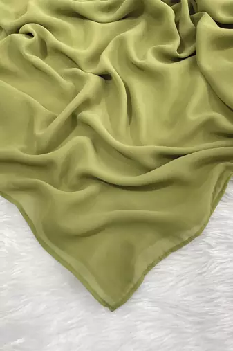 Ana light weight breathable soft georgette green hijab