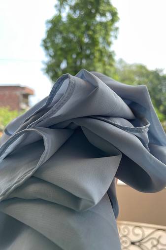 Ana light weight breathable soft georgette ice blue hijab