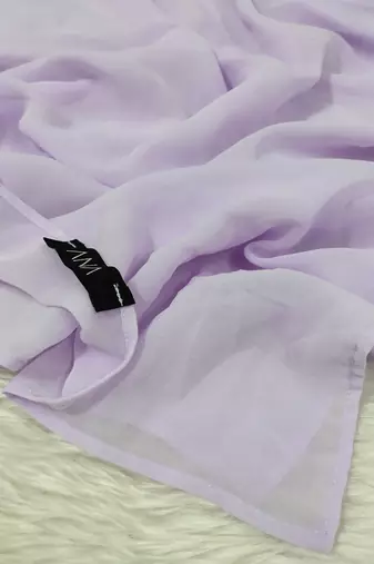 Ana light weight breathable soft georgette lavender hijab
