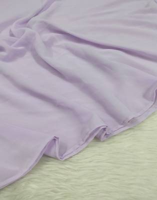Ana light weight breathable soft georgette lavender hijab 3