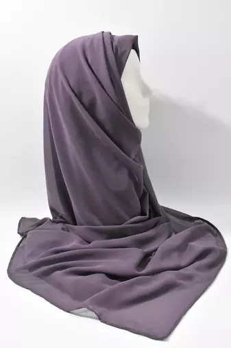 Ana light weight breathable soft georgette lilac hijab
