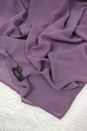 Ana light weight breathable soft georgette lilac hijab