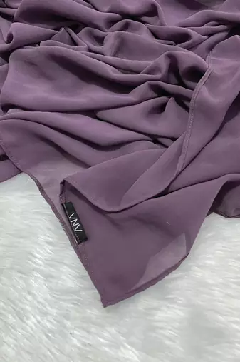 Ana light weight breathable soft georgette lilac hijab