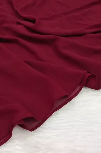 Ana light weight breathable soft georgette maroon hijab