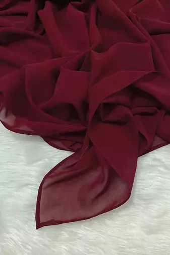 Ana light weight breathable soft georgette maroon hijab