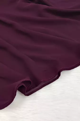 Ana light weight breathable soft georgette raisin purple hijab