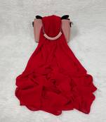 Ana light weight breathable soft georgette red hijab