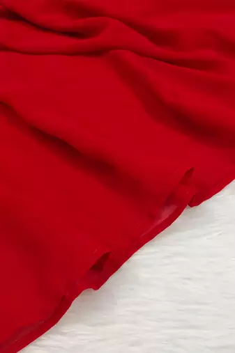 Ana light weight breathable soft georgette red hijab