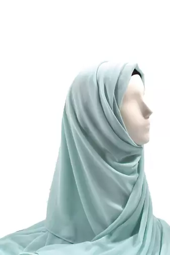 Ana light weight breathable soft georgette sky blue hijab