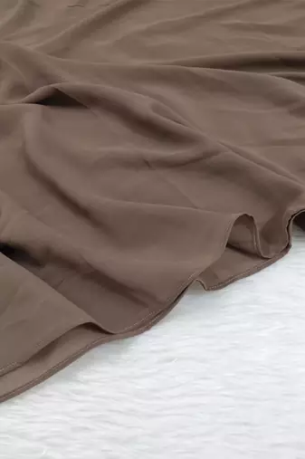 Ana light weight breathable soft georgette taupe hijab