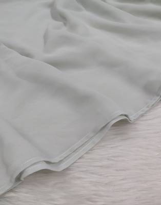 Ana light weight breathable soft georgette smokey green hijab 3
