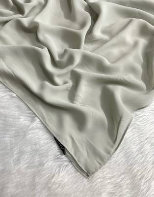 Ana light weight breathable soft georgette smokey green hijab 4