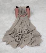 Ana light weight breathable soft georgette beige hijab