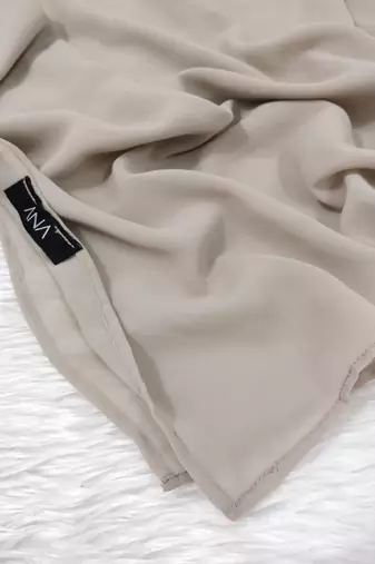 Ana light weight breathable soft georgette beige hijab