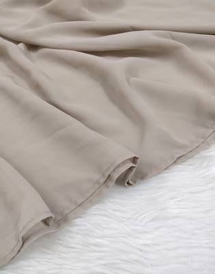 Ana light weight breathable soft georgette beige hijab 3