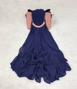 Ana light weight breathable soft georgette blue hijab