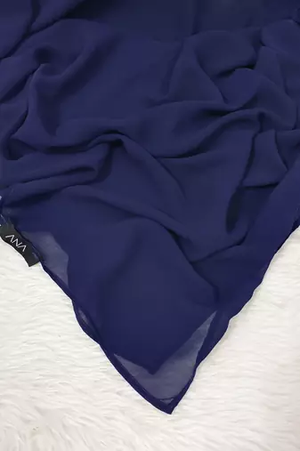Ana light weight breathable soft georgette blue hijab