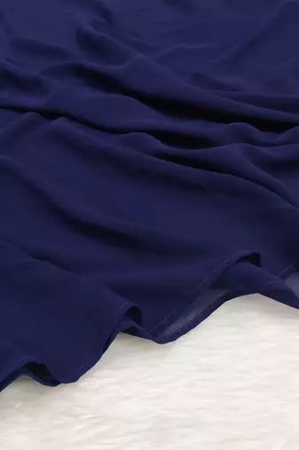 Ana light weight breathable soft georgette blue hijab
