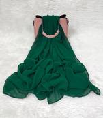 Ana light weight breathable soft georgette forest green hijab