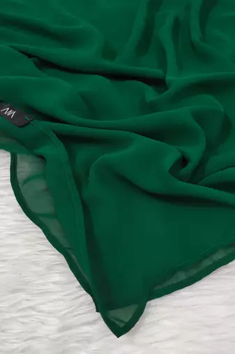 Ana light weight breathable soft georgette forest green hijab
