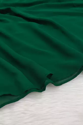 Ana light weight breathable soft georgette forest green hijab