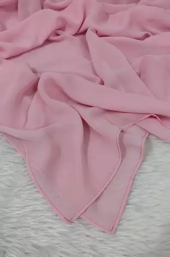 Ana light weight breathable soft georgette pink hijab