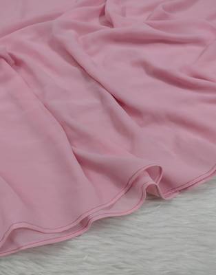 Ana light weight breathable soft georgette pink hijab 3