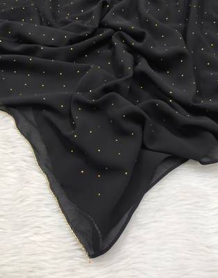 Ana crystal edge black hijab 2