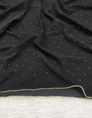 Ana crystal edge black hijab 3