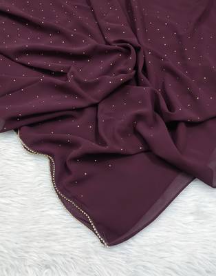 Ana crystal edge wine hijab 2