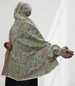 Ana floral mint green cotton namaz makhna