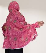 Ana pink floral cotton namaz makhna
