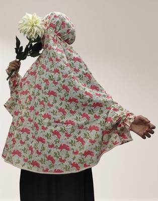 Ana pink hibiscus cotton namaz makhna 2