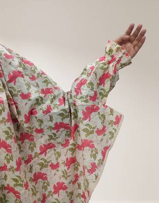 Ana pink hibiscus cotton namaz makhna 4