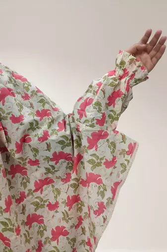 Ana pink hibiscus cotton namaz makhna