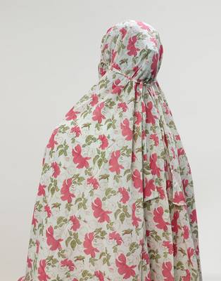 Ana pink hibiscus cotton namaz makhna 2