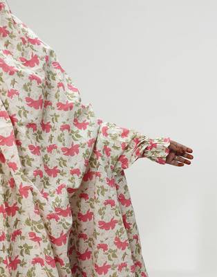 Ana pink hibiscus cotton namaz makhna 4