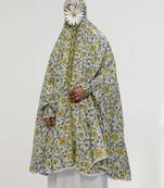 Ana yellow floral cotton namaz makhna