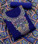 Banarasi meenakari jacquard dress material suit for women