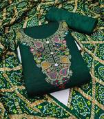 Banarasi meenakari jacquard dress material suit for women