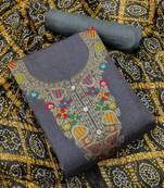 Banarasi meenakari jacquard dress material suit for women