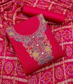 Banarasi meenakari jacquard dress material suit for women